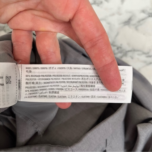 Abercrombie & Fitch Curve Love Low Rise Tailored Boot Trouser Pant Gray 27 Long - Picture 8 of 15